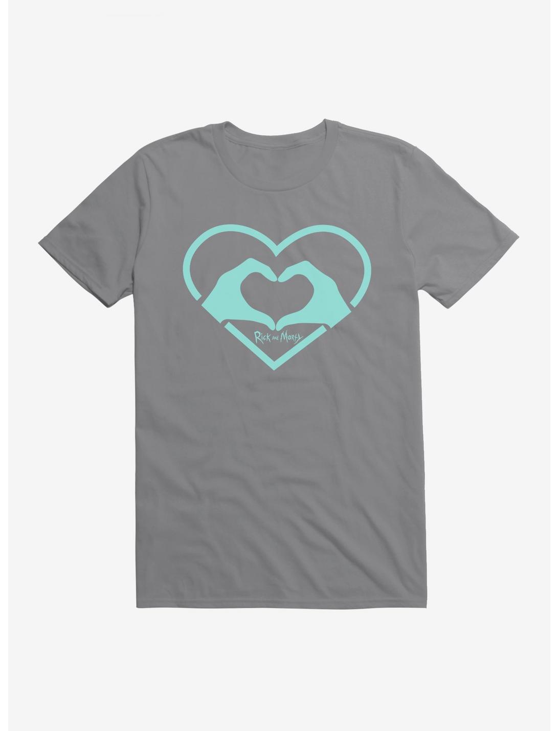 Rick And Morty Heart Hands T-Shirt, , hi-res