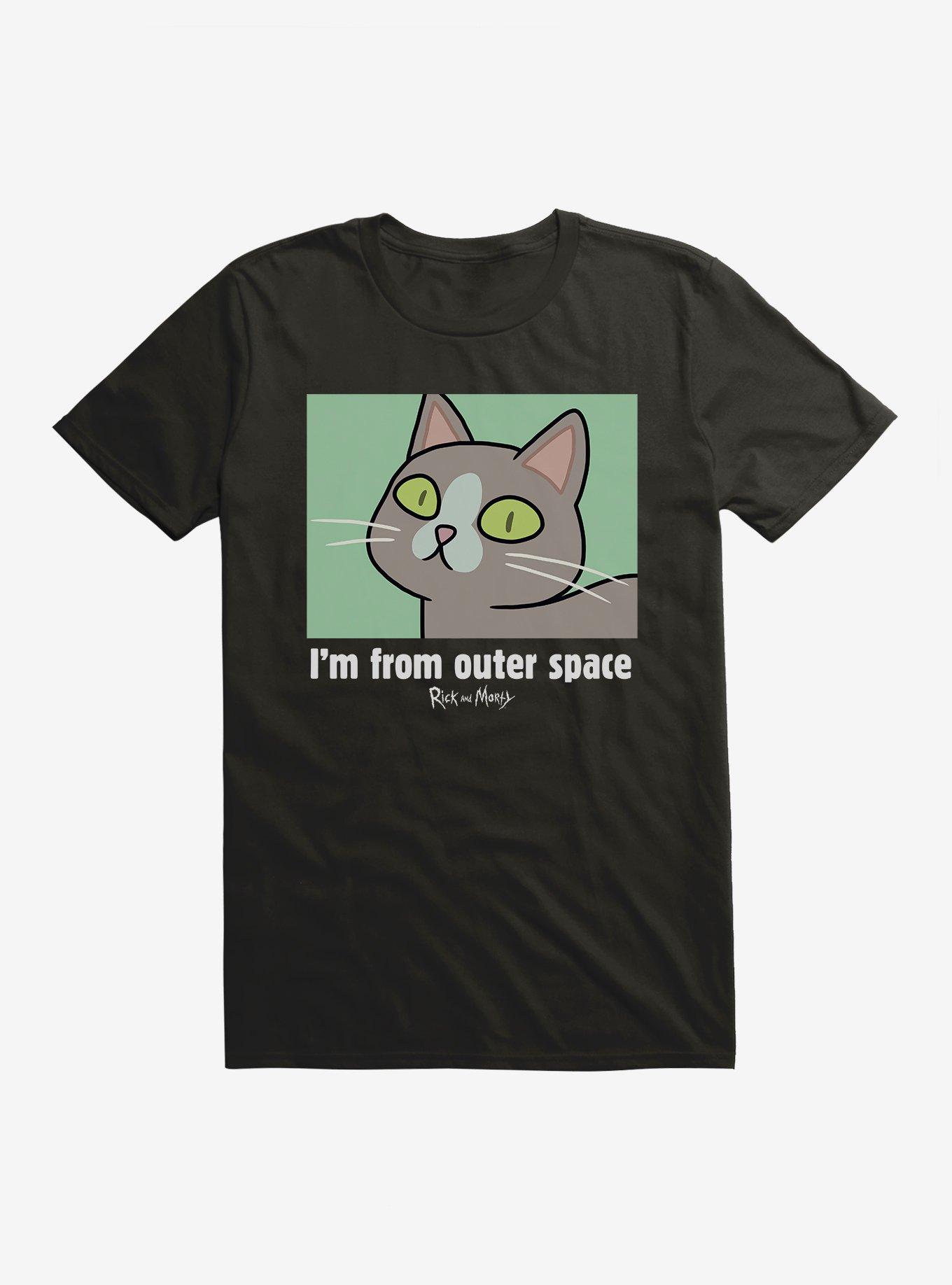 Rick and morty cat 2024 shirt