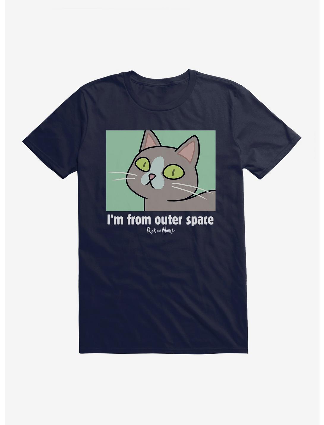 Rick And Morty From Outer Space T-Shirt, NAVY, hi-res