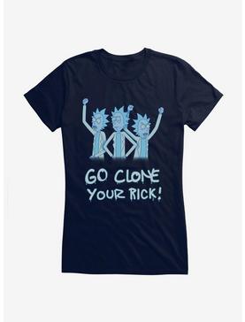 Rick And Morty Hologram Rick Clones Girls T-Shirt, , hi-res