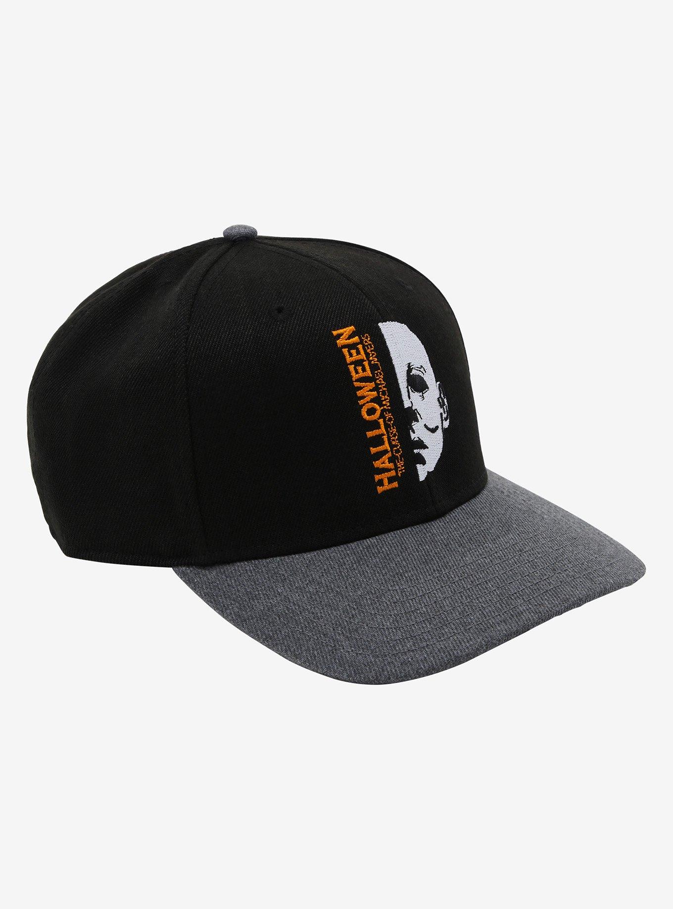 Halloween Michael Myers Face Snapback Hat, , hi-res