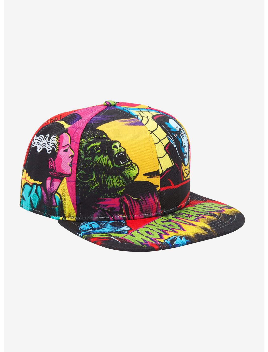 Universal Monsters Neon Snapback Hat, , hi-res