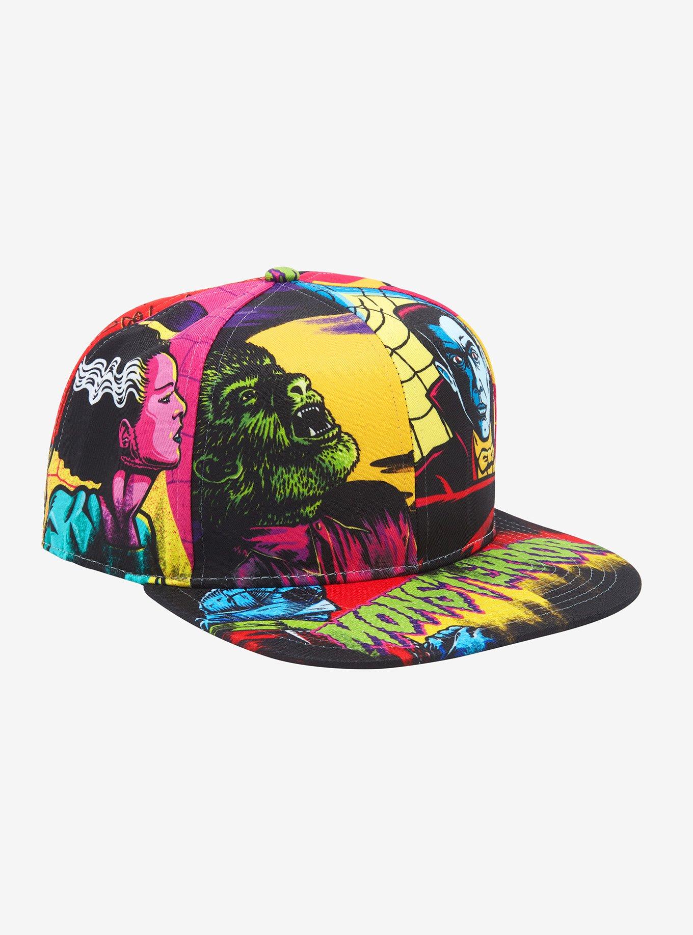 Universal Monsters Neon Snapback Hat, , hi-res