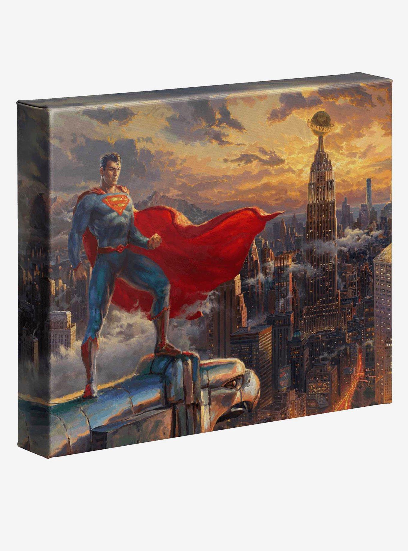 DC Comics Superman Protector of Metroplis 8" x 10" Gallery Wrapped Canvas