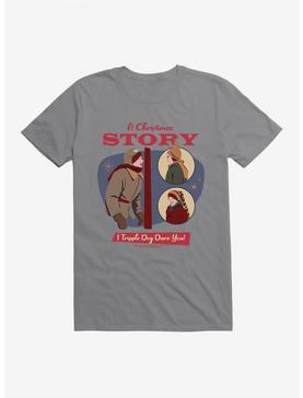 A Christmas Story Stuck Tongue Vintage Style Art T-Shirt, STORM GREY, hi-res