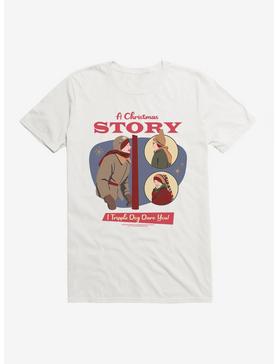 A Christmas Story Stuck Tongue Vintage Style Art T-Shirt, , hi-res