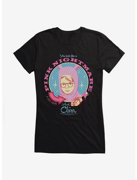 A Christmas Story Pink Nightmare From Aunt Clara Girls T-Shirt, BLACK, hi-res