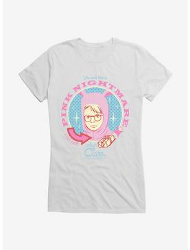 A Christmas Story Pink Nightmare From Aunt Clara Girls T-Shirt, WHITE, hi-res