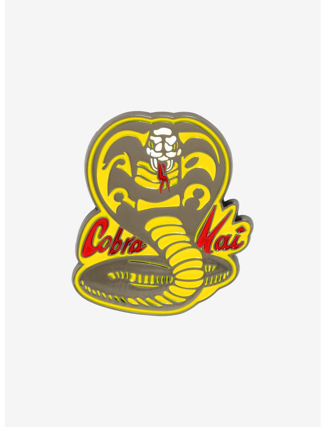 Cobra Kai Snake Logo Enamel Pin - BoxLunch Exclusive, , hi-res