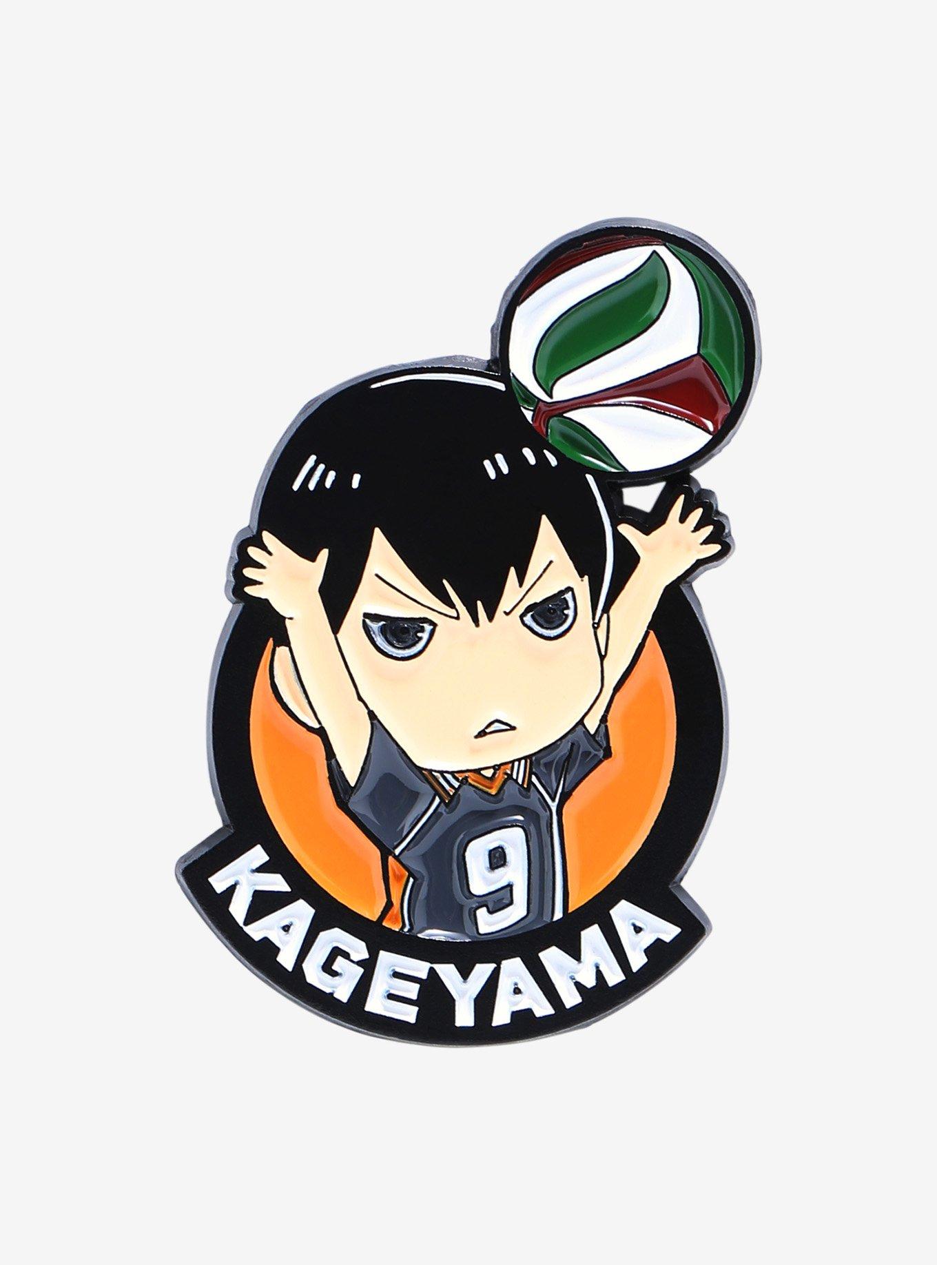 Haikyu!! Chibi Tobio Kageyama Enamel Pin - BoxLunch Exclusive, , hi-res