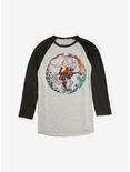 Avatar: The Last Airbender Aang The Avatar Raglan, Oatmeal With Black, hi-res