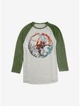 Avatar: The Last Airbender Aang The Avatar Raglan, Oatmeal With Moss, hi-res