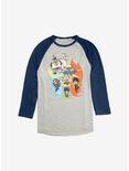 Avatar: The Last Airbender Book Three Adventures Raglan - BoxLunch Exclusive, Oatmeal With Navy, hi-res