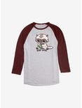 Avatar: The Last Airbender Cute Baby Appa Raglan - BoxLunch Exclusive, Ath Heather With Maroon, hi-res