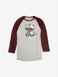 Avatar: The Last Airbender Cute Baby Appa Raglan - BoxLunch Exclusive, Oatmeal With Maroon, hi-res