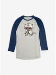 Avatar: The Last Airbender Cute Baby Appa Raglan - BoxLunch Exclusive, Oatmeal With Navy, hi-res
