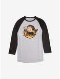 Avatar: The Last Airbender Flameo Hotman Raglan - BoxLunch Exclusive, Ath Heather With Black, hi-res