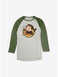 Avatar: The Last Airbender Flameo Hotman Raglan - BoxLunch Exclusive, Oatmeal With Moss, hi-res