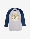 Avatar: The Last Airbender Iroh Life Happens Quote Raglan - BoxLunch Exclusive, Ath Heather With Navy, hi-res