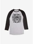 Avatar: The Last Airbender Master Of The Elements Aang Raglan - BoxLunch Exclusive, Ath Heather With Black, hi-res