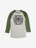 Avatar: The Last Airbender Master Of The Elements Aang Raglan - BoxLunch Exclusive, Oatmeal With Moss, hi-res