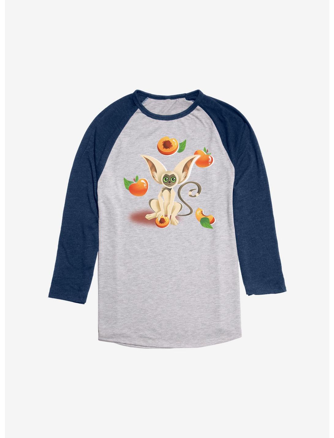 Avatar: The Last Airbender Peachy Keen Raglan, Ath Heather With Navy, hi-res