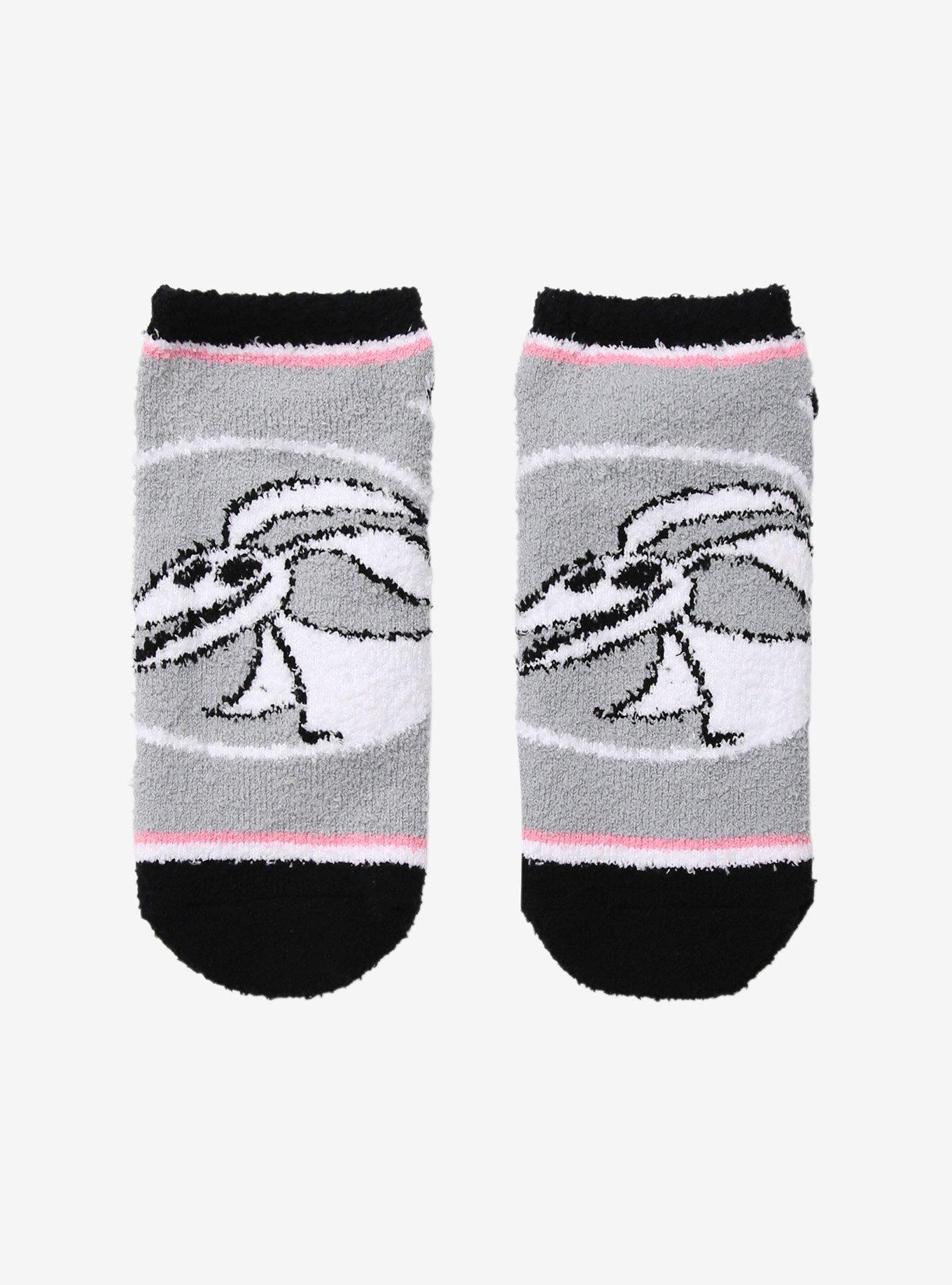 The Nightmare Before Christmas Zero Fuzzy No-Show Socks, , hi-res