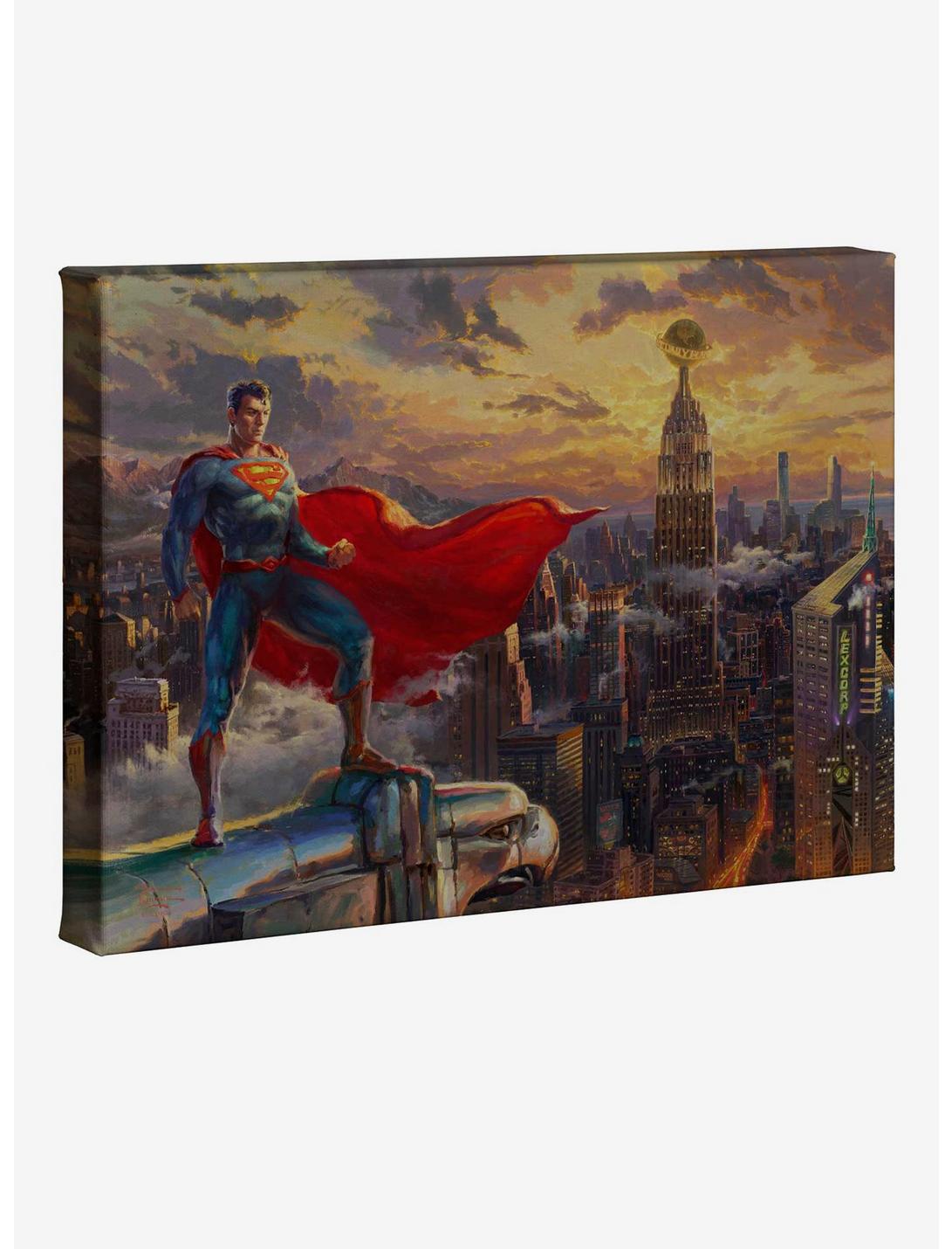 DC Comics Superman Protector of Metropolis 10" x 14" Gallery Wrapped Canvas, , hi-res