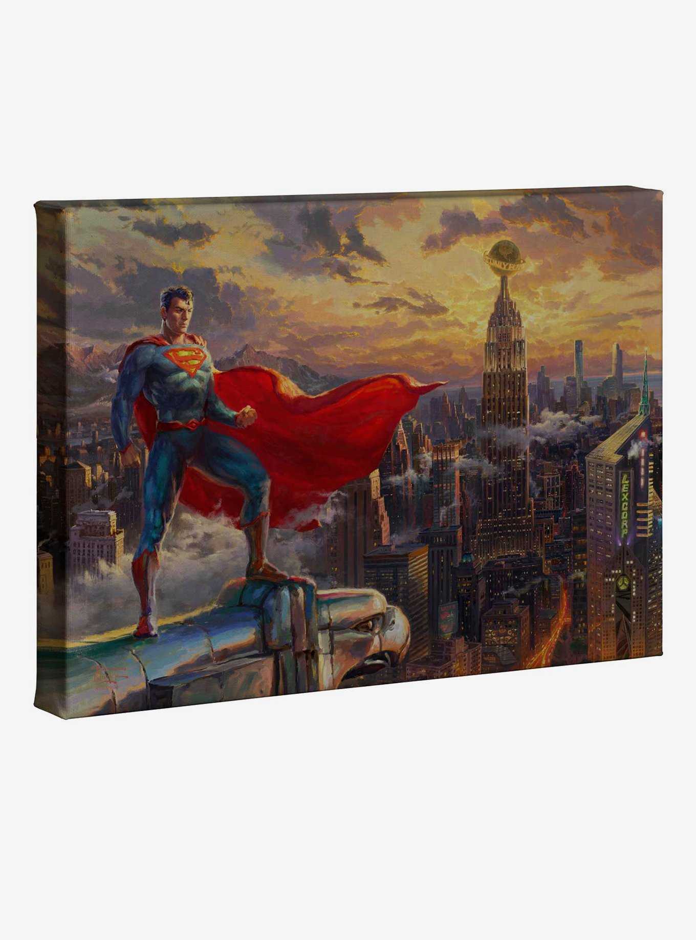 DC Comics Superman Protector of Metropolis 10" x 14" Gallery Wrapped Canvas, , hi-res