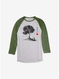 Avatar: The Last Airbender Iroh Leaves From The Vine Raglan, Ath Heather With Moss, hi-res