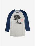 Avatar: The Last Airbender Iroh Leaves From The Vine Raglan, Oatmeal With Navy, hi-res