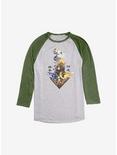 Avatar: The Last Airbender The Arrow Raglan, Ath Heather With Moss, hi-res