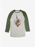 Avatar: The Last Airbender The Arrow Raglan, Oatmeal With Moss, hi-res