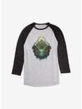 Avatar: The Last Airbender Through The Earth Raglan, Ath Heather With Black, hi-res