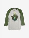 Avatar: The Last Airbender Through The Earth Raglan, Oatmeal With Moss, hi-res