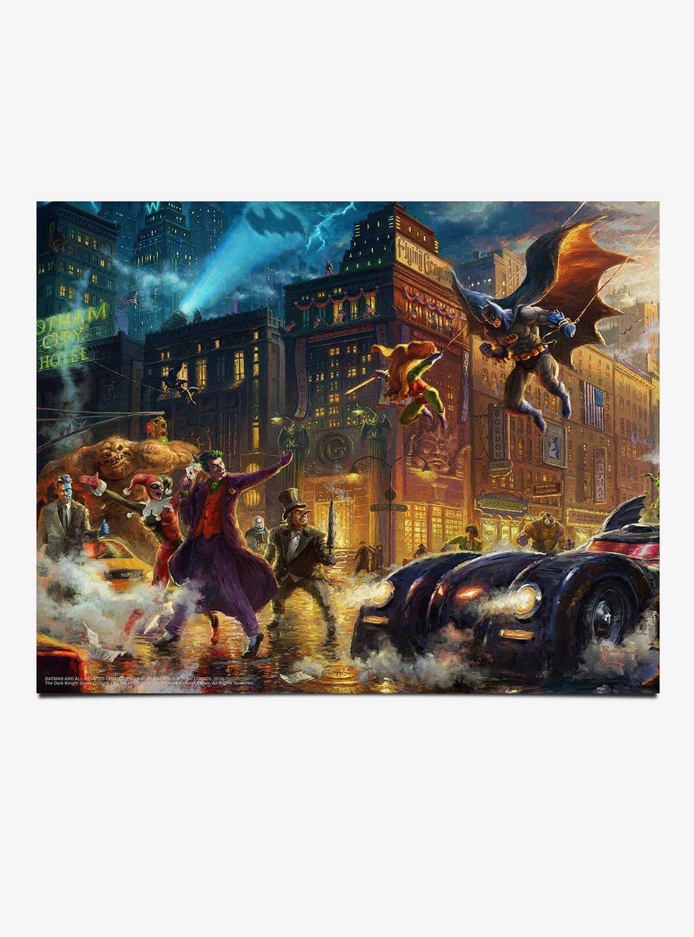 DC Comics The Dark Knight Saves Gotham City 11" x 14" Art Print, , hi-res