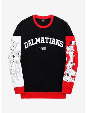 Disney 101 Dalmatians Colorblock Crewneck - BoxLunch Exclusive, , hi-res