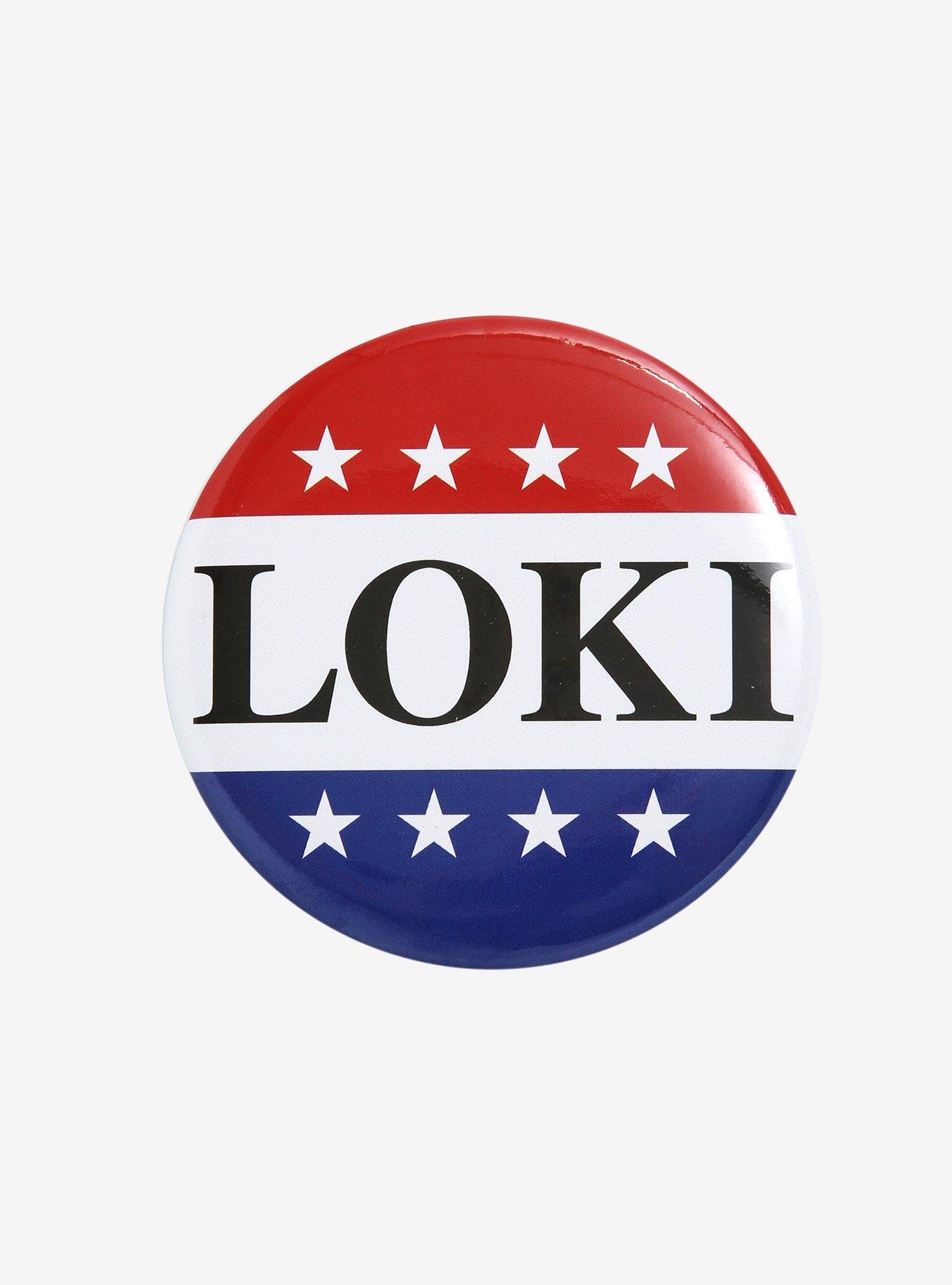 Marvel Loki President 3 Inch Button, , hi-res