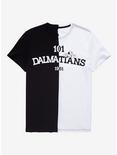 Disney 101 Dalmatians Split Women’s T-Shirt - BoxLunch Exclusive, BLACK, hi-res