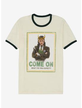 Marvel Loki Campaign Poster Ringer T-Shirt, , hi-res