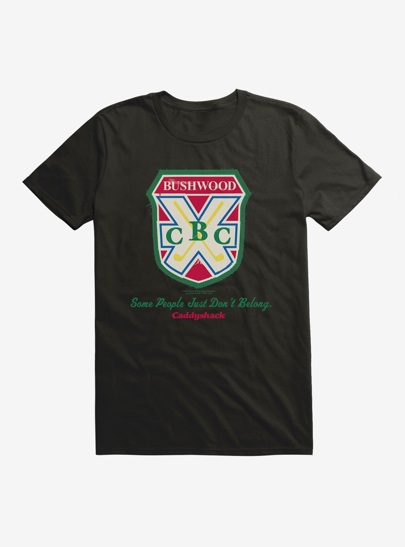 Caddyshack Bushwood Patch T-Shirt, BLACK, hi-res