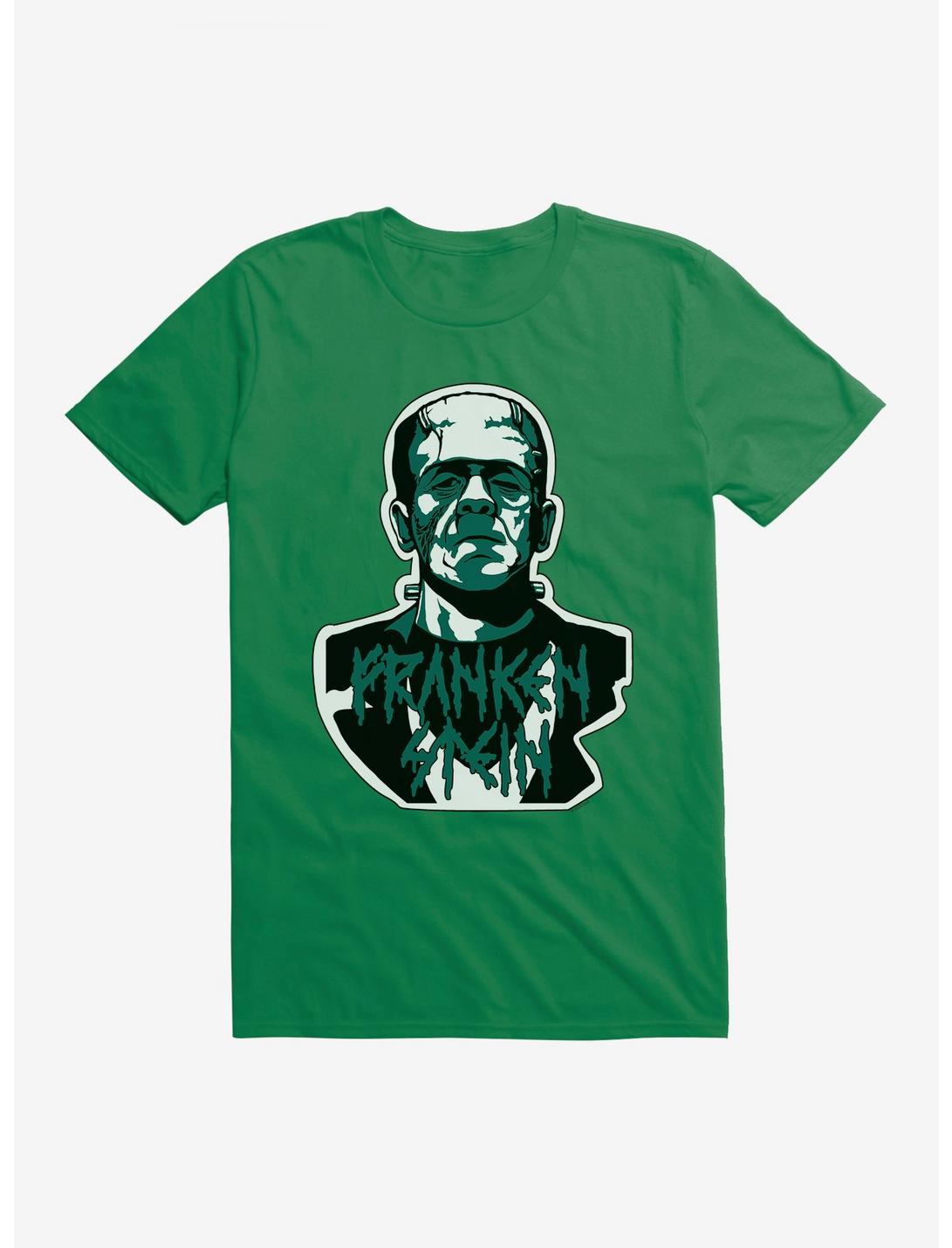 Universal Monsters Frankenstein Classic Bolts T-Shirt, KELLY GREEN, hi-res