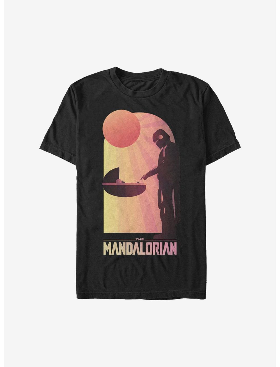 Star Wars The Mandalorian A Warm Meeting Extra Soft T-Shirt, BLACK, hi-res