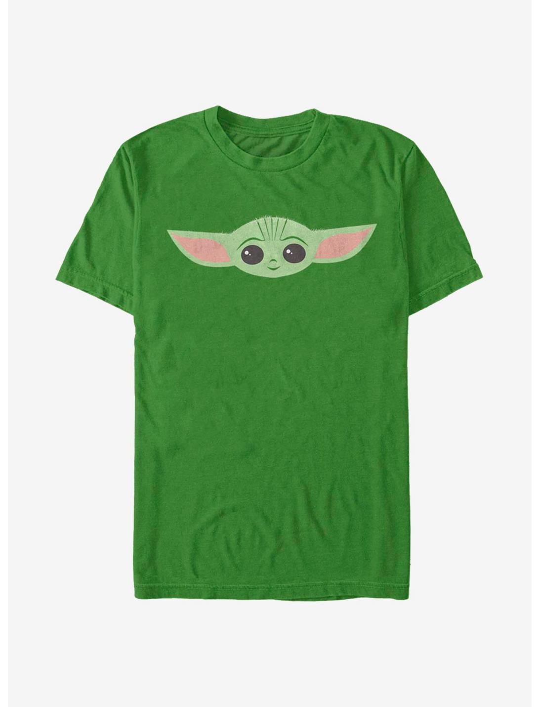 Extra Soft Star Wars The Mandalorian Cute Face The Child T-Shirt, KELLY, hi-res