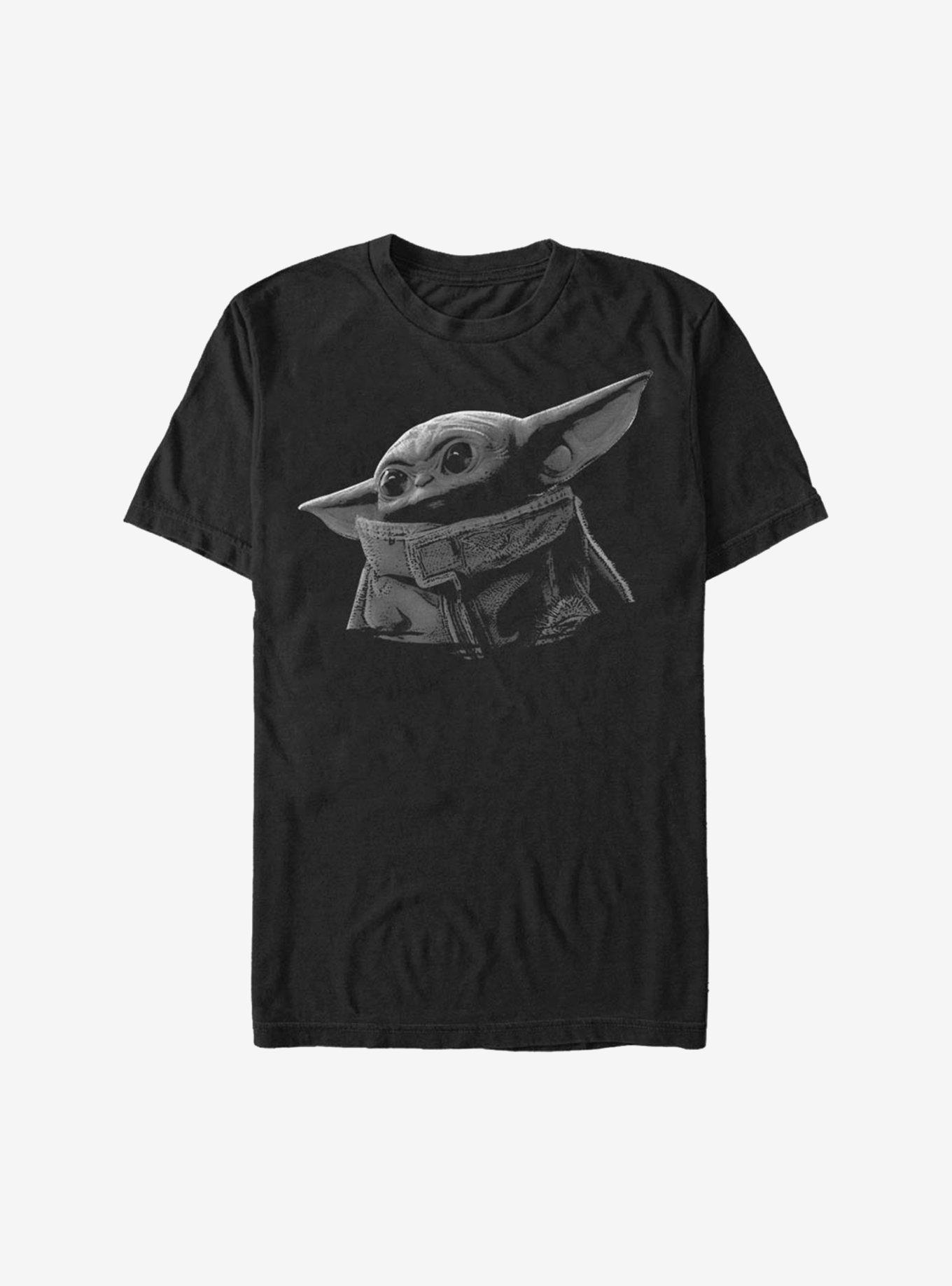 Extra Soft Star Wars The Mandalorian Grey Tone The Child T-Shirt ...