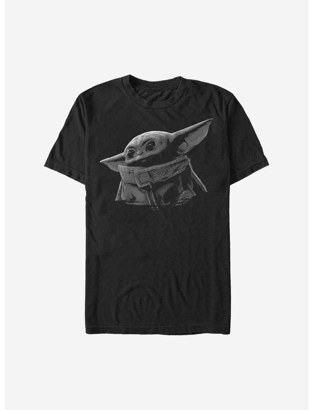 Extra Soft Star Wars The Mandalorian Grey Tone The Child T-Shirt, BLACK, hi-res