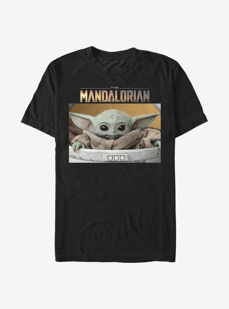 Extra Soft Star Wars The Mandalorian The Child Box T-Shirt - BLACK ...