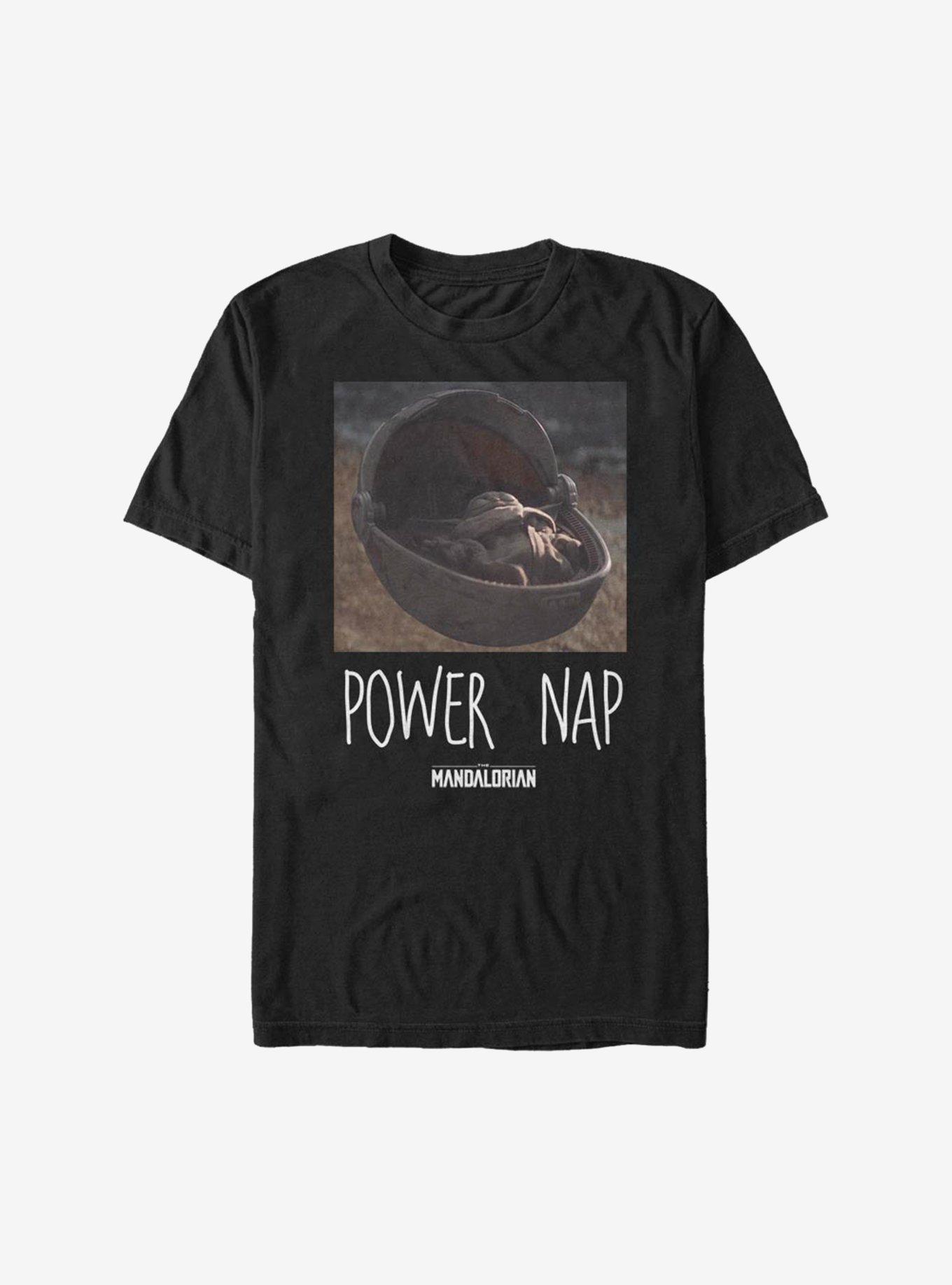 Extra Soft Star Wars The Mandalorian The Child Power Nap T-Shirt, BLACK, hi-res