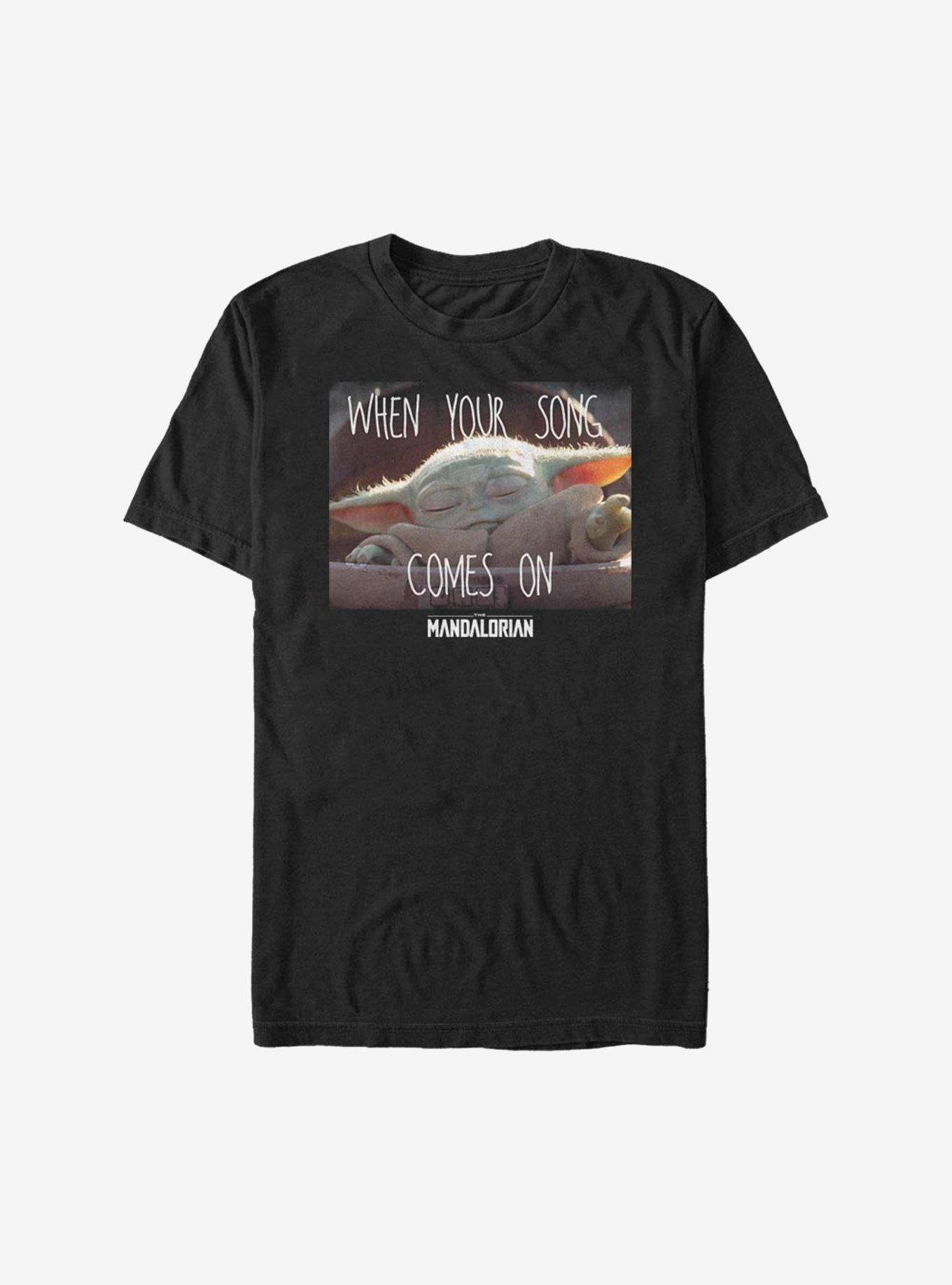 Extra Soft Star Wars The Mandalorian The Child Song Meme T-Shirt, , hi-res
