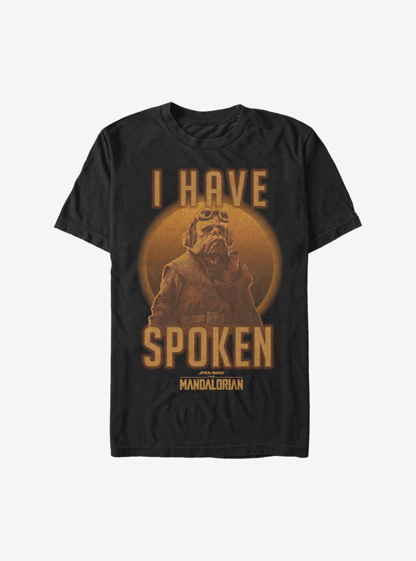 Extra Soft Star Wars The Mandalorian Kuiil Has Spoken T-Shirt, , hi-res